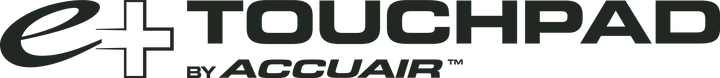 e+ TouchPad | AccuAir Suspension