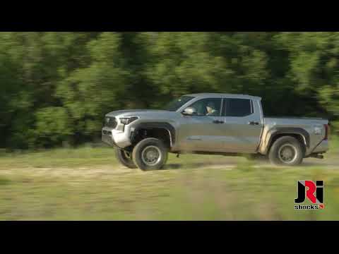 2024 Toyota Tacoma 1-inch to 3-inch Lift Kit with 6-Stage Adjustable Front Coilovers 6-Stage Adjustable Rear Shocks with Freedom Off-Road Front Upper Control Arms