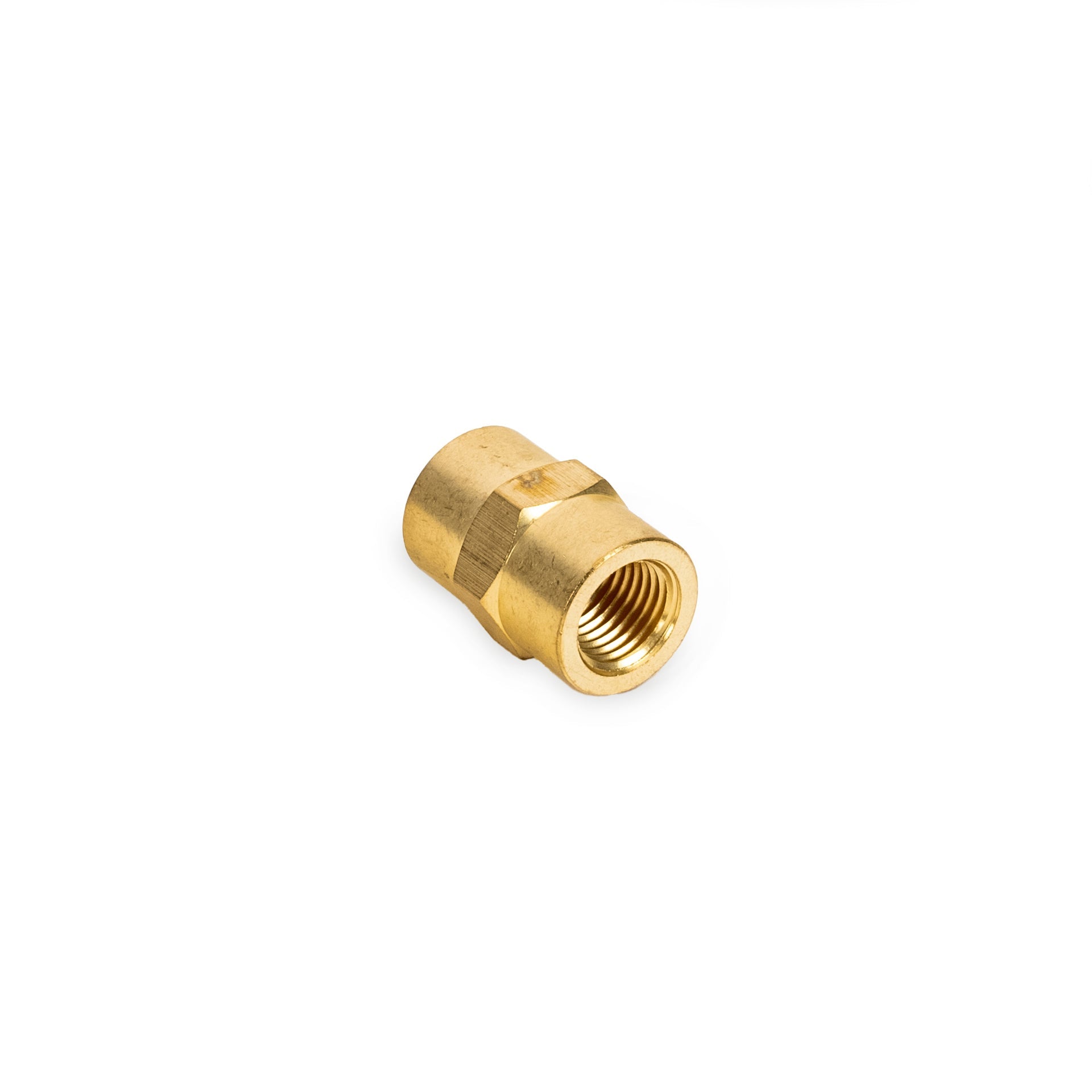 Brass Straight Female Coupling 1/4"NPT to 1/4" NPT