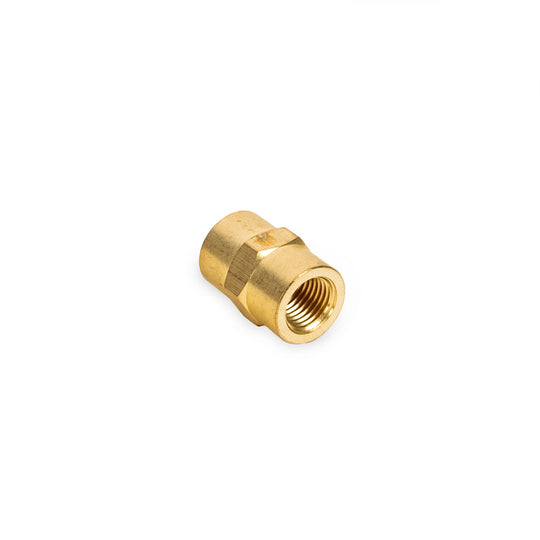 Brass Straight Female Coupling 1/4"NPT to 1/4" NPT