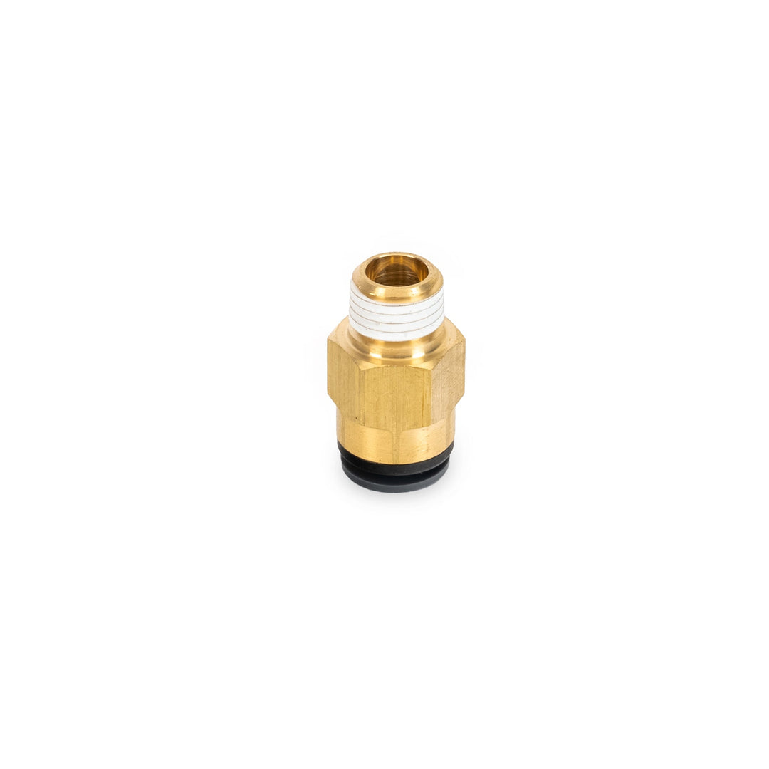 3/8" DOT/PTC - 1/4" NPT Straight Fitting