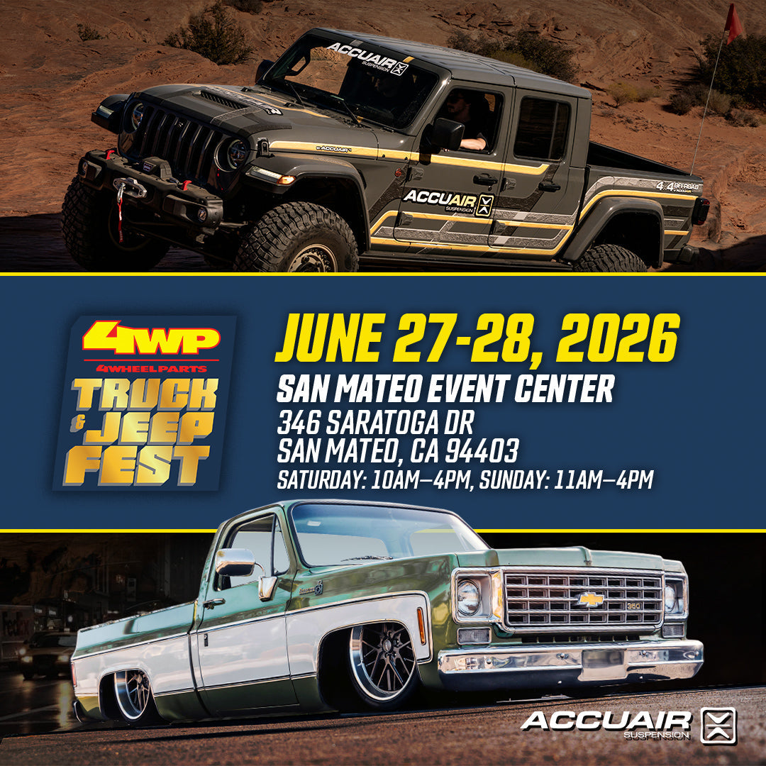 AccuAir Suspension at Truck & Jeep Fest San Mateo — June 27–28