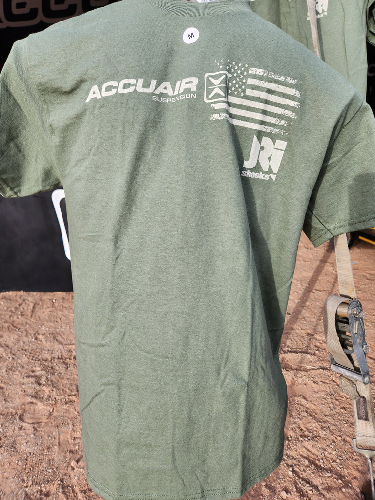 Accuair Green USA Flag T-Shirt