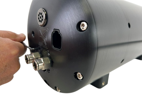 ENDO-VT Air Tank Black with NPT Valve Ports
