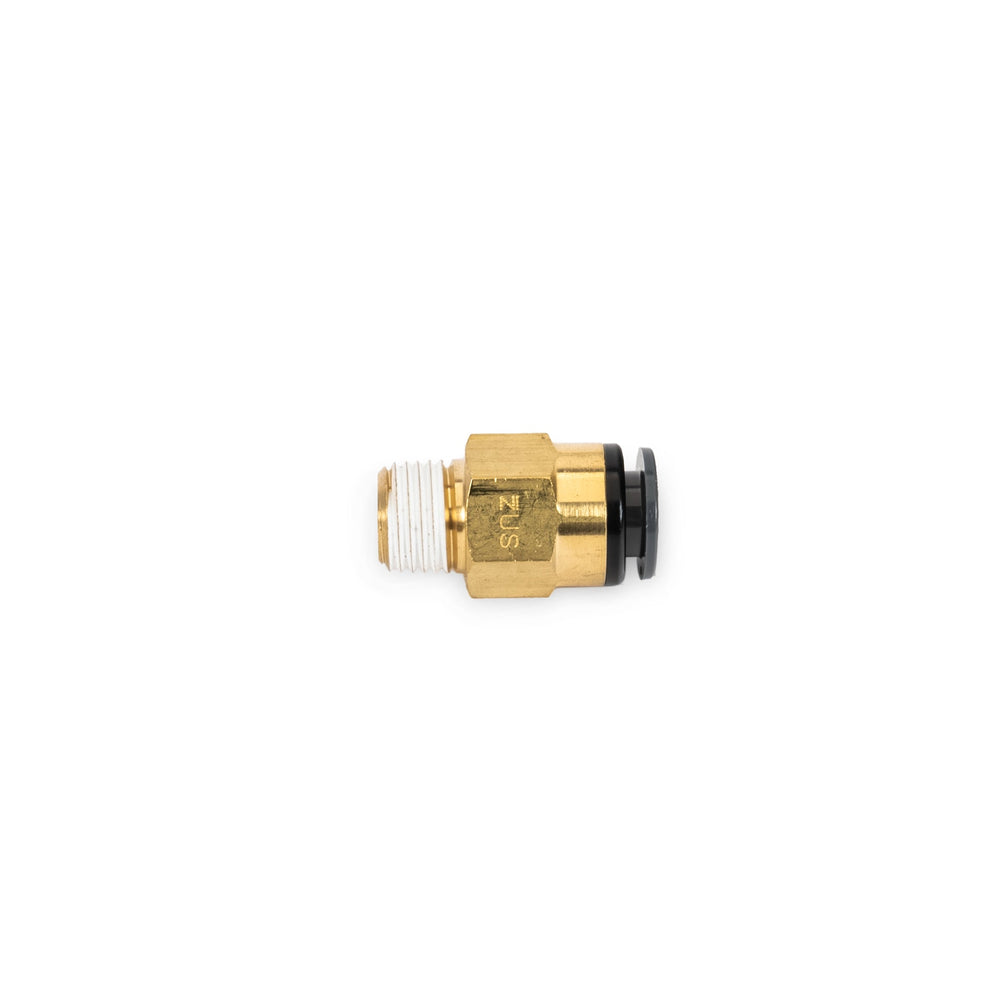 3/8" DOT/PTC - 1/4" NPT Straight Fitting