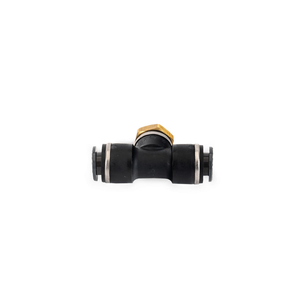 3/8" DOT/PTC Tee -to- 1/8 NPT Female (Pressure Sensor Tee)