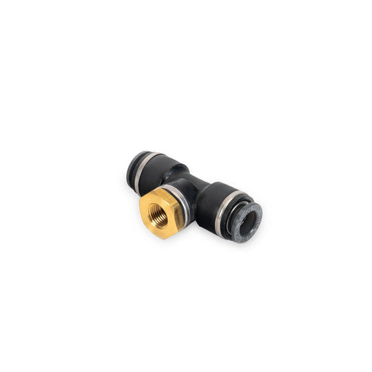3/8" DOT/PTC Tee -to- 1/8 NPT Female (Pressure Sensor Tee)